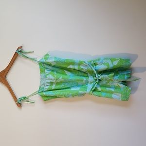 Lily Pulitzer silk romper.